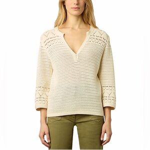 NWT Gerard Darel Lessie Split Neck Sweater, SZ 1